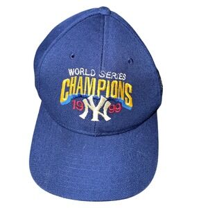 New York Yankees 1999 World Series Champions Baseball Cap Navy Blue